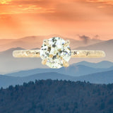 1.06ct GIA Crown Jubilee® GIA Diamond Evergreen Solitiare in 14k Yellow Gold