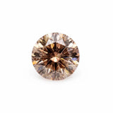 1.34CT PRECISION CUT ROUND BRILLIANT MONTANA SAPPHIRE, BICOLOR ORANGE-PINK, 6.5MM