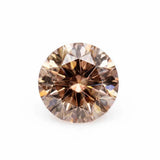1.34CT PRECISION CUT ROUND BRILLIANT MONTANA SAPPHIRE, BICOLOR ORANGE-PINK, 6.5MM