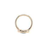 Cortez Pearls® Bezel Wave Rings in 14k Yellow Gold