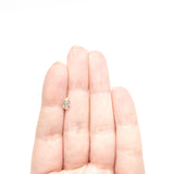 0.71ct 7.85x4.68x2.90mm VVS2 Q-R Geo Pear Step Cut πΏπ¦ 27364-15