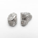 3.30cttw 2pc 8.32x6.09x4.01mm 8.63x7.03x3.74mm Polished Raw Diamond Matching Pair 🇨🇦 27968-01