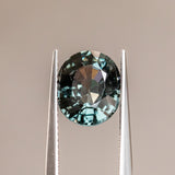 3.54CT OVAL SPINEL, COLOR SHIFTING GREY BLUE GREEN TO PURPLE, 10.6X9.01X5.20MM