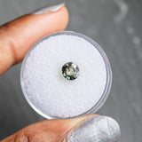 1.18CT ROUND MADAGASCAR SAPPHIRE, CHAMPAGNE, 5.91MM