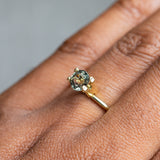 1.18CT ROUND MADAGASCAR SAPPHIRE, CHAMPAGNE, 5.91MM