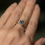 1.21CT MADAGASCAR OVAL SAPPHIRE, UNTREATED, OPALESCENT PARTI LIGHT TEAL GREEN, 6.87X5.80X3.81MM