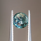 1.27CT ROUND MADAGASCAR SAPPHIRE, SMOKEY GREEN GREY, 6.07X4.20X3.42MM
