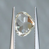 1.48CT MODIFIED PEAR TRILLION MADAGASCAR SAPPHIRE, WHITE LIGHT PEACH, 7.5MM X 6.2MM