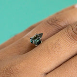 1.62CT PEAR MADAGASCAR SAPPHIRE, COLOR CHANGING TEAL TO PURPLE GREY, 8.96X6.20X8.93MM