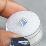 1.16CT KITE SAPPHIRE, "OPALESCENT" BLUE WHITE, 8.80X6.80X4.30MM