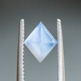 1.16CT KITE SAPPHIRE, "OPALESCENT" BLUE WHITE, 8.80X6.80X4.30MM