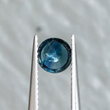 1.05CT ROUND NIGERIAN SAPPHIRE, OCEAN BLUE, 5.95X3.81MM, UNTREATED
