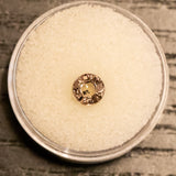 1.18CT ROUND MADAGASCAR SAPPHIRE, CHAMPAGNE, 5.91MM