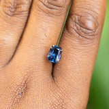 1.73CT RADIANT CUT MADAGASCAR SAPPHIRE, BICOLOR PURPLE PINK, 7.81X5.55X3.90MM