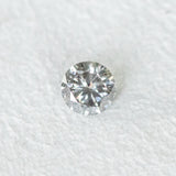 1.26CT SALT AND PEPPER DIAMOND, LIGHT GREY WITH SOME HAZY INCLUSIONS, 6.71X4.13MM