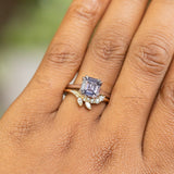 Classic Cathedral Double Prong Solitaire, Stackable - Setting