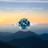 1.58CT ROUND BRILLIANT PRECISION CUT MONTANA SAPPHIRE // Design Specialist Curated Build Your Own Dream Ring