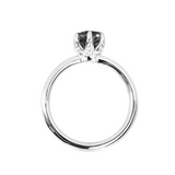 Diamond Studded Sea Star Low Profile Solitaire - Setting