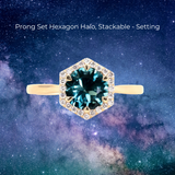 1.41CT ROUND SONGEAN SAPPHIRE // Design Specialist Curated Build Your Own Dream Ring