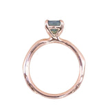 Alluvial 4-Prong Solitaire, Stackable - Setting