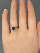 1.52CT ROUND PRECISION CUT MONTANA SAPPHIRE, DEEP OCEAN BLUE, 6.7MM