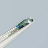 0.95CT AUSTRALIAN MARQUISE SAPPHIRE, DEEP TEAL WITH GREY, 8X4.52X3.28MM