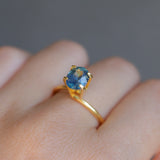 1.80CT OVAL MADAGASCAR SAPPHIRE, OCEAN BLUE TEAL WITH SOME PARTI, 8.2X6.7X4.3MM