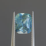1.97CT ELONGATED CUSHION MADAGASCAR SAPPHIRE, DENIM AND OCEAN BLUE, 7.8X6.4X4.2MM