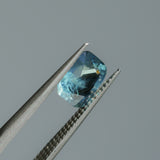 1.97CT ELONGATED CUSHION MADAGASCAR SAPPHIRE, DENIM AND OCEAN BLUE, 7.8X6.4X4.2MM