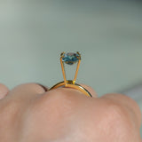 1.97CT ELONGATED CUSHION MADAGASCAR SAPPHIRE, DENIM AND OCEAN BLUE, 7.8X6.4X4.2MM