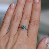 1.42CT PRECISION CUT OVAL MONTANA SAPPHIRE, OCEAN BLUE TEAL