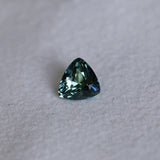 1.75CT TRILLION MADAGASCAR SAPPHIRE, PARTI TEAL, GREEN AND YELLOW, 7.38X7.25X4.44MM