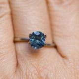 1.38CT PRECISION CUT OVAL MONTANA SAPPHIRE, OCEAN BLUE TEAL, 7.0X6.0X4.4MM