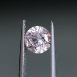 1.07CT ROUND MONTANA SAPPHIRE, CHERRY BLOSSOM PINK, UNTREATED, 6.17X3.88MM