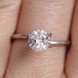 1.07CT ROUND MONTANA SAPPHIRE, CHERRY BLOSSOM PINK, UNTREATED, 6.17X3.88MM