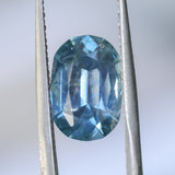4.25CT ELONGATED CUSHION MONTANA SAPPHIRE, MEDIUM TEAL BLUE, UNTREATED, 11.87X8.18x5.12MM - APPRAISED STONE