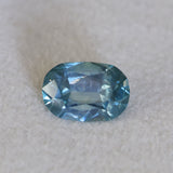 4.25CT ELONGATED CUSHION MONTANA SAPPHIRE, MEDIUM TEAL BLUE, UNTREATED, 11.87X8.18x5.12MM - APPRAISED STONE