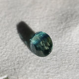 7.19CT OVAL MADAGASCAR SAPPHIRE, LIGHT-MEDIUM TEAL BLUE GREEN, 12.10X9.73X7.55MM - APPRAISED STONE
