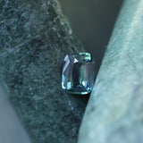 4.09CT ELONGATED CUSHION MADAGASCAR SAPPHIRE, MEDIUM TEAL GREEN, 10.28X8.09X5.01MM - APPRAISED STONE