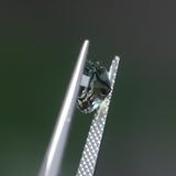 1.61CT ROUND MADAGASCAR SAPPHIRE, COLOR CHANGE TEAL, 7.04X6.97X4.31MM, UNTREATED