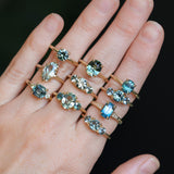 1.51ct Oval Teal Blue Madgascar Sapphire Classic Four Prong Solitaire in 14k Yellow Gold