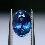 2.74CT OVAL MADAGASCAR SAPPHIRE, ROYAL BLUE WITH TEAL, UNTREATED, 9.5X6.7X5.1MM