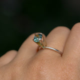 1.30CT PRECISION CUT OVAL MONTANA SAPPHIRE, CARIBBEAN TEAL, 6.8X5.6X4.2MM