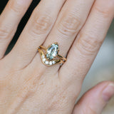 2.07ct Unheated Madagascar Marquise Sapphire Low Profile 6 Prong Solitaire in 14k Yellow Gold