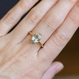 2.07ct Unheated Madagascar Marquise Sapphire Low Profile 6 Prong Solitaire in 14k Yellow Gold