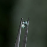 1.06CT ROUND MONTANA SAPPHIRE, LIGHT PARTI YELLOW BLUE, UNTREATED, 6.1X4MM