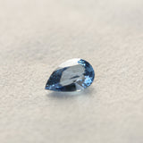 2.53CT PEAR MADAGASCAR SAPPHIRE, PURPLE-BLUE, 10.9X7.2X4.4MM