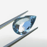 2.53CT PEAR MADAGASCAR SAPPHIRE, PURPLE-BLUE, 10.9X7.2X4.4MM