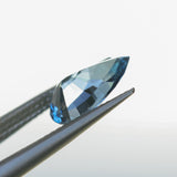 2.53CT PEAR MADAGASCAR SAPPHIRE, PURPLE-BLUE, 10.9X7.2X4.4MM