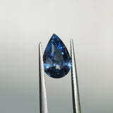 2.53CT PEAR MADAGASCAR SAPPHIRE, PURPLE-BLUE, 10.9X7.2X4.4MM